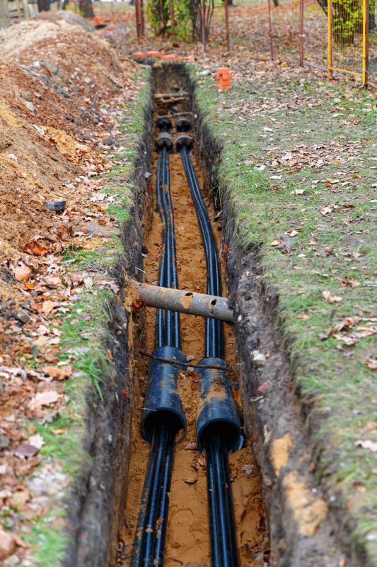 Utility Trench Installation